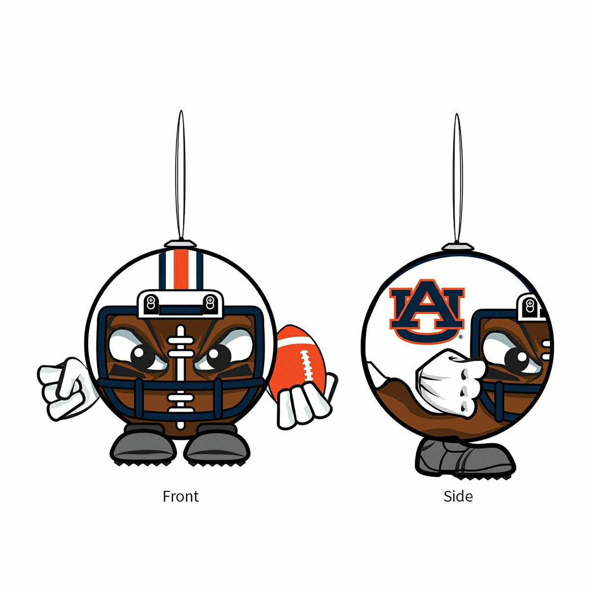 Auburn University, Ball Head Ornament, Collegiate, Home