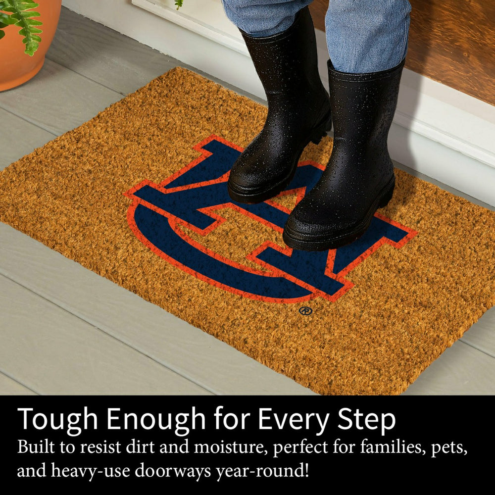 Coir Mat, 16"x28", Auburn University, Collegiate