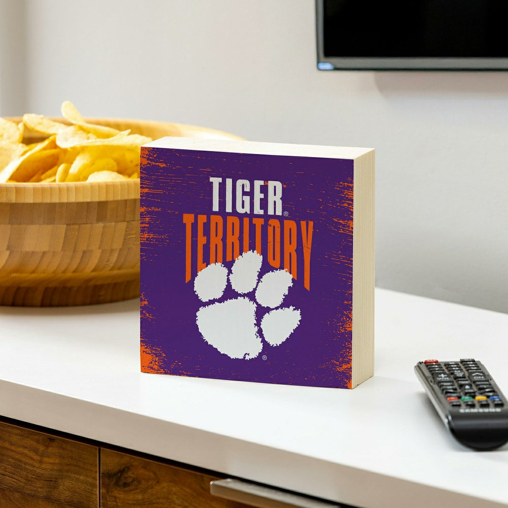 Clemson University Plock, Down Home Fans, 6x6, Collegiate, Home