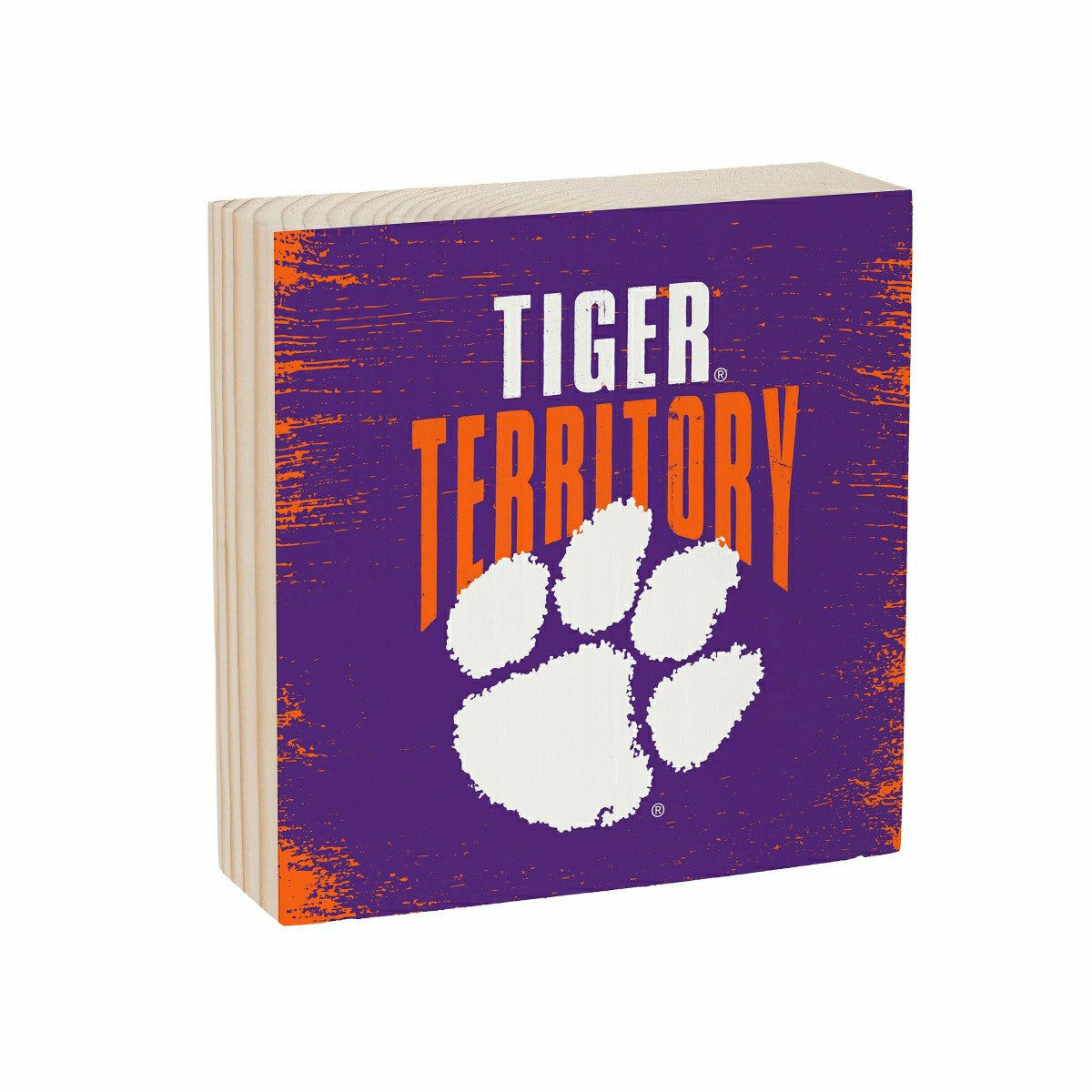 Clemson University Plock, Down Home Fans, 6x6, Collegiate, Home
