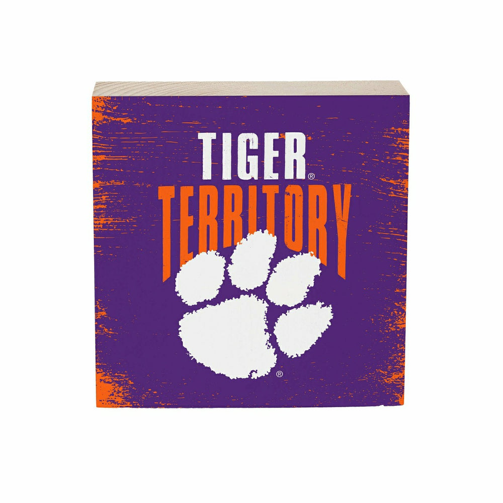 Clemson University Plock, Down Home Fans, 6x6, Collegiate, Home