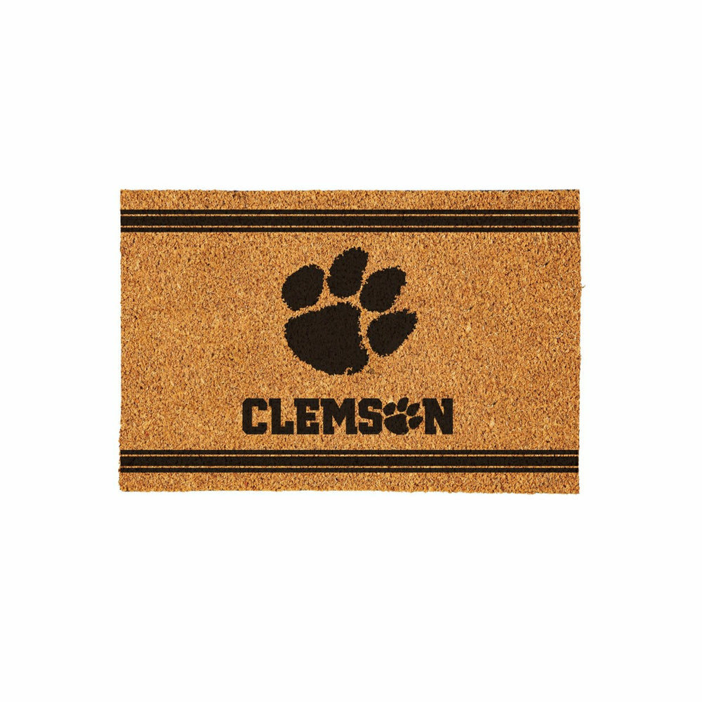 Clemson University Large One Color Coir Mat, 36"x24", Collegiate