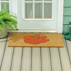 Clemson University Large Full Color Coir Mat, 36"x24", Collegiate