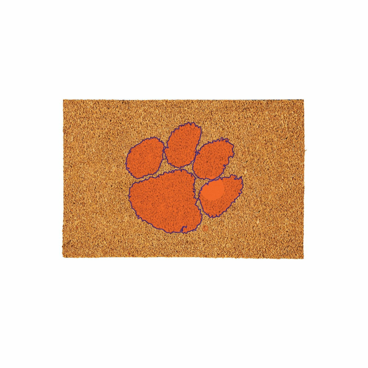 Clemson University Large Full Color Coir Mat, 36"x24", Collegiate