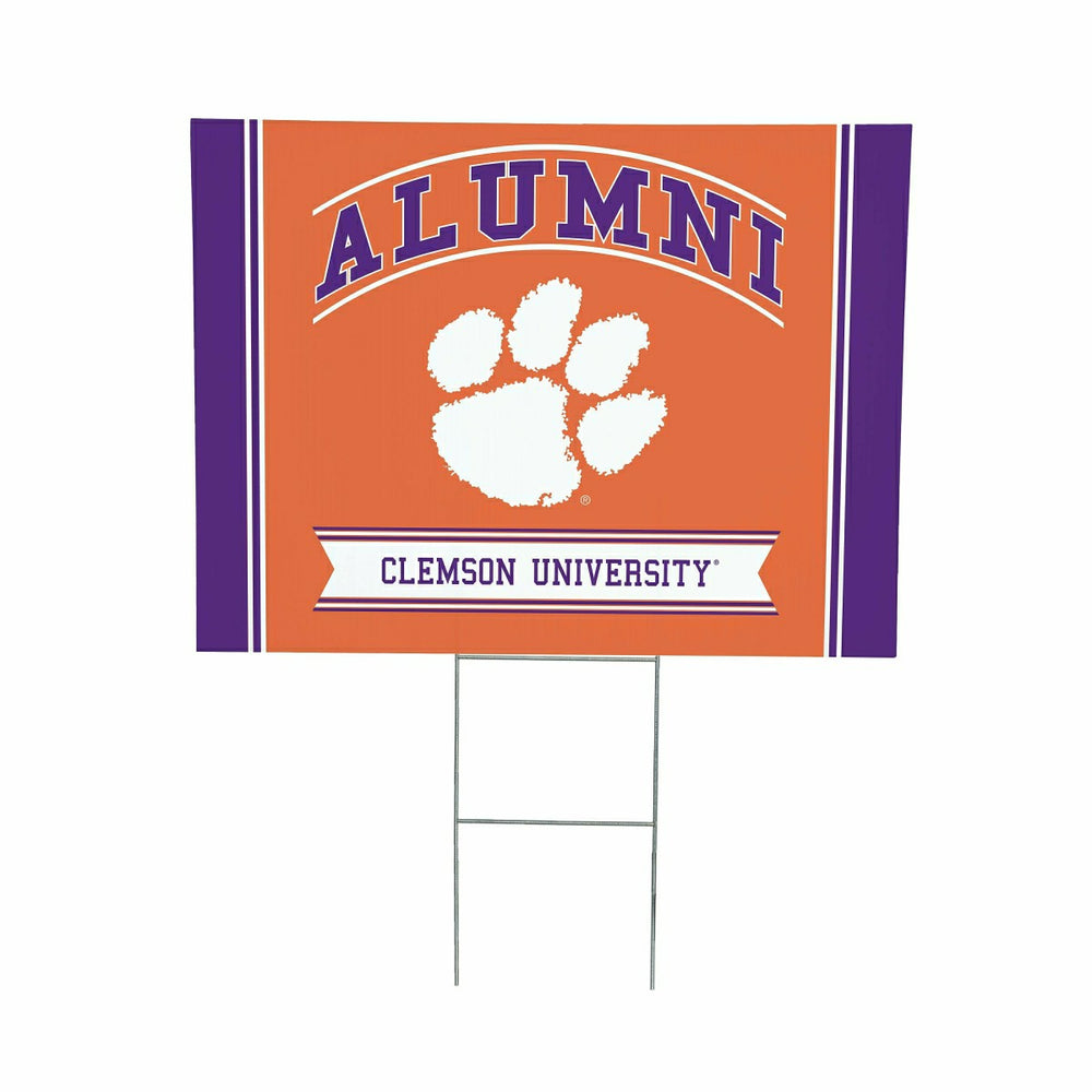 Clemson University Coroplast Yard Sign Alumni, Collegiate, Home