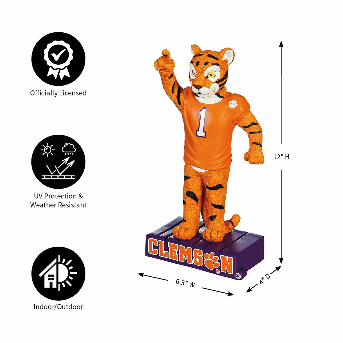 Clemson University, Mascot Statue, Collegiate, Home