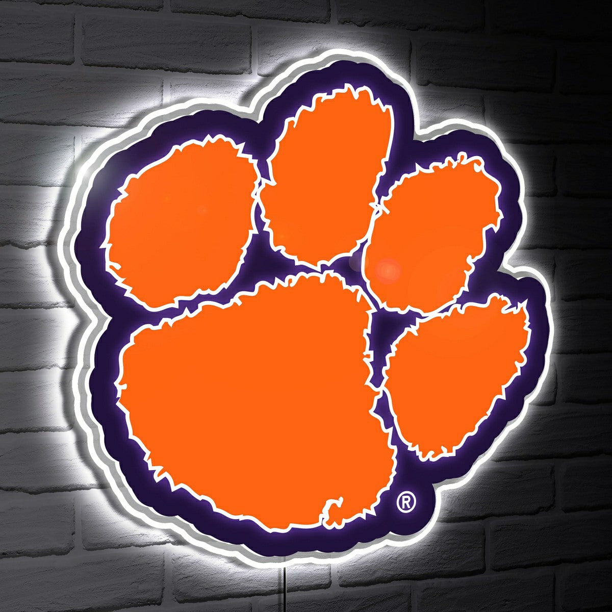 LED Wall Decor, Glazelite, College Mascot, Clemson University, Collegiate, Home