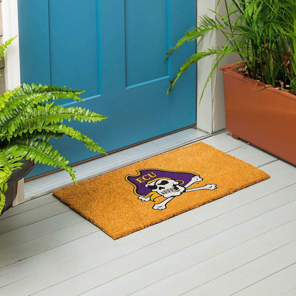 Coir Mat, 16"x28", East Carolina University, Collegiate