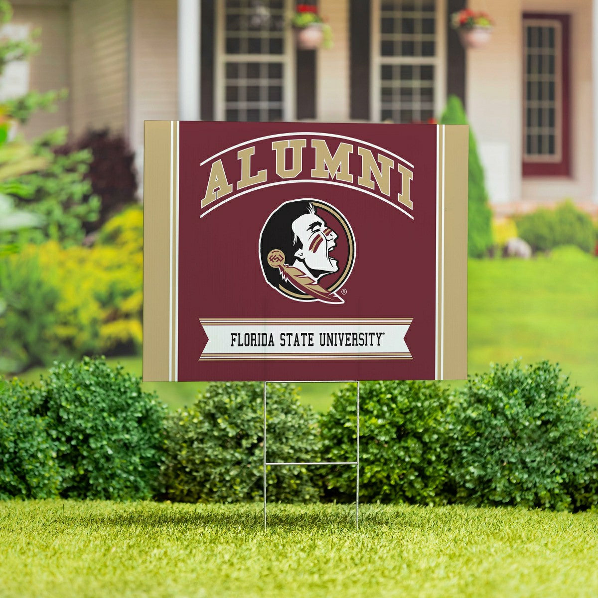 Florida State University Coroplast Yard Sign Alumni, Collegiate, Home