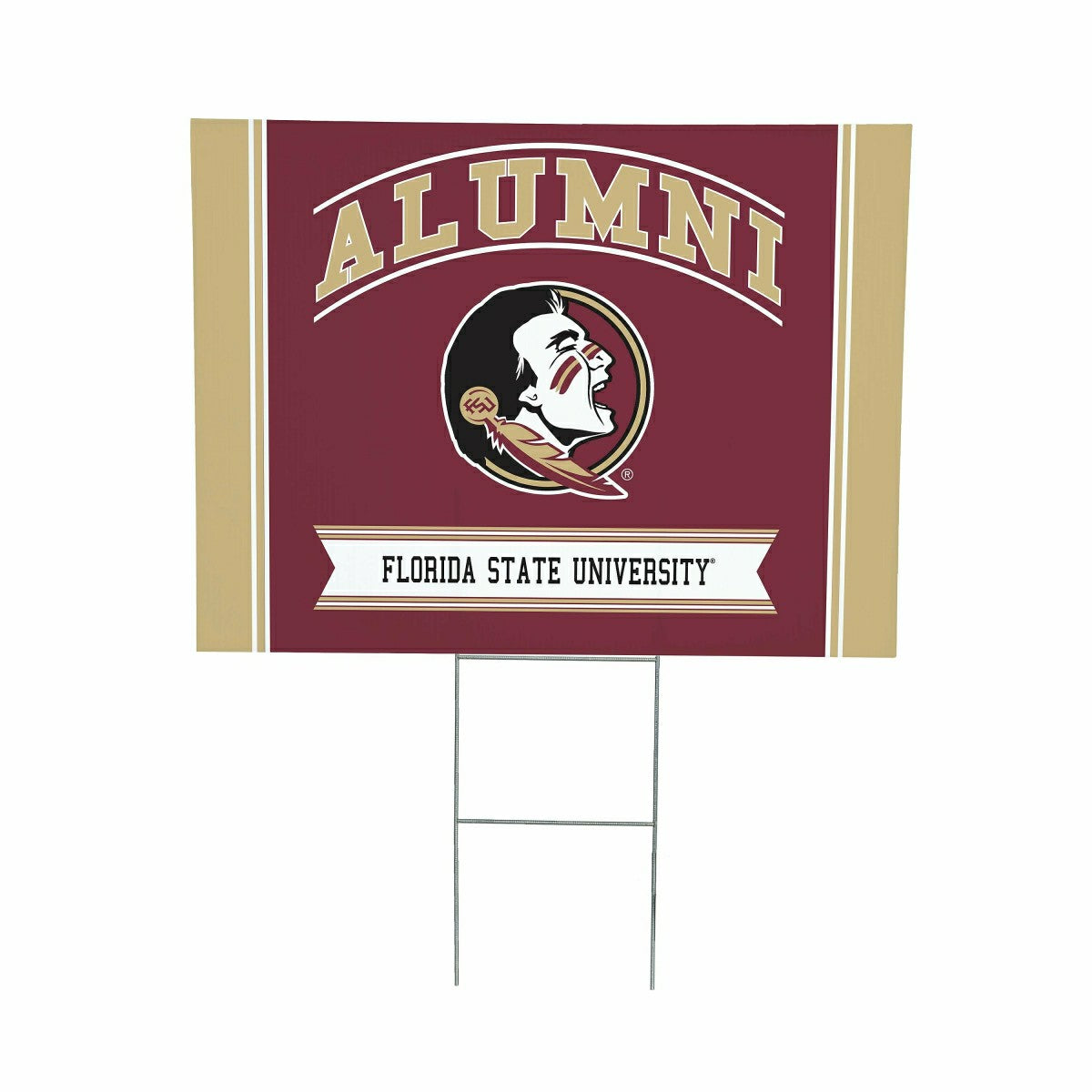Florida State University Coroplast Yard Sign Alumni, Collegiate, Home