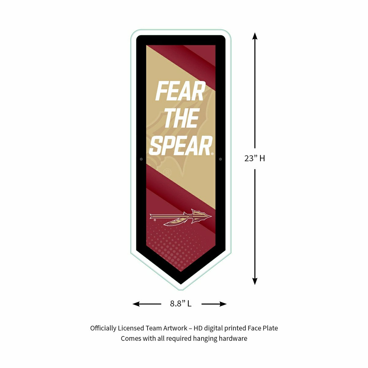LED Wall Decor, Pennant, Florida State University, Collegiate, Home