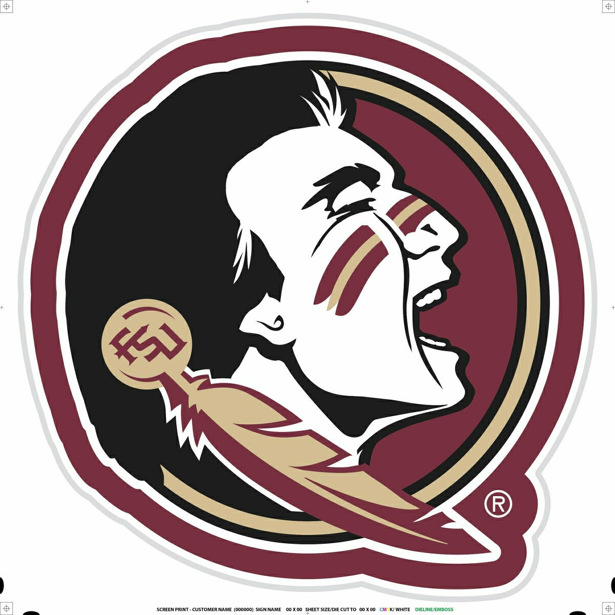 LED Wall Decor, Glazelite, College Mascot, Florida State University, Collegiate, Home