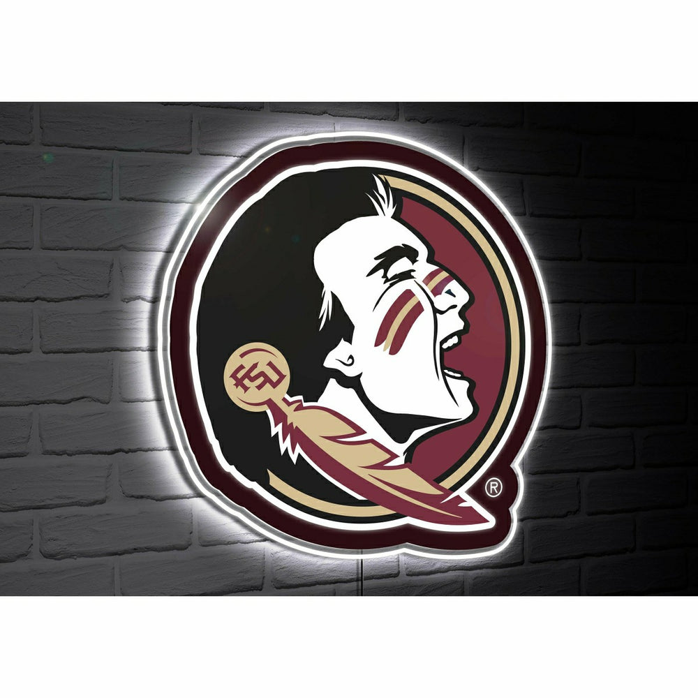 LED Wall Decor, Glazelite, College Mascot, Florida State University, Collegiate, Home