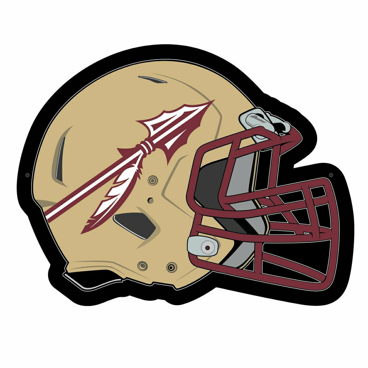LED Wall Decor, Helmet, Florida State University, Collegiate, Home