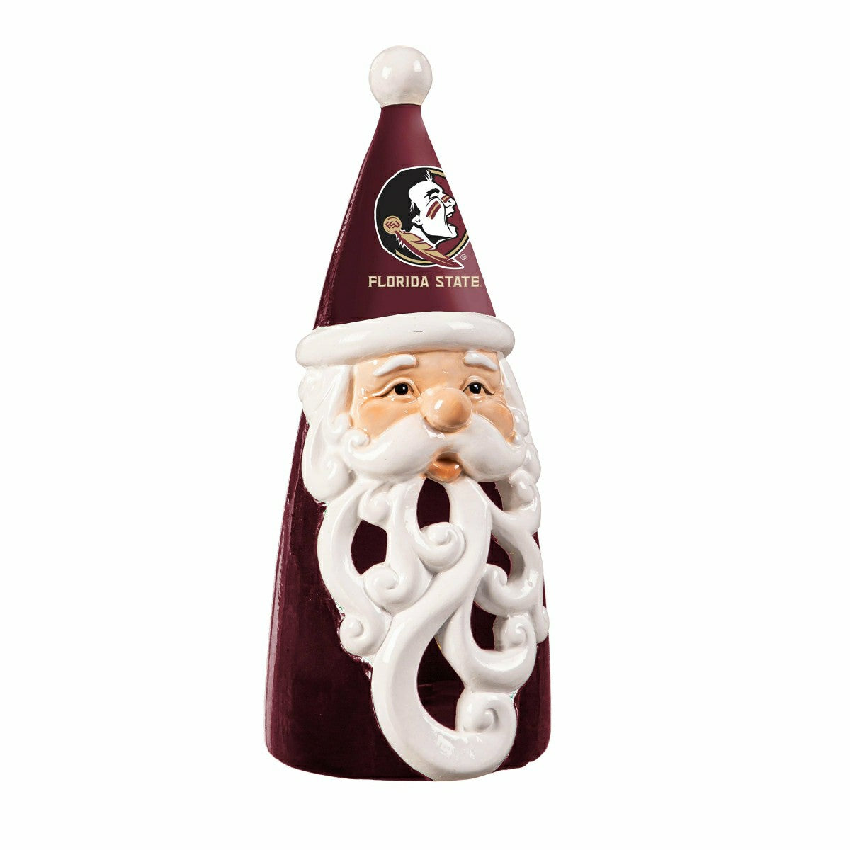 Florida State University Santa LED Statuary, 8", Collegiate, Home