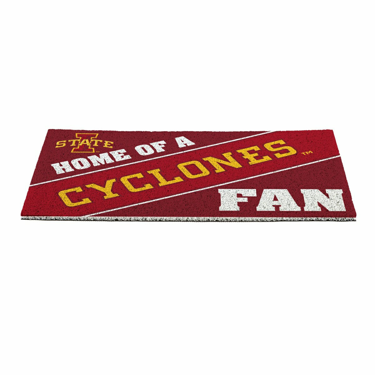 Iowa State University, PVC Mat COLOR, Home of a Fan, Collegiate