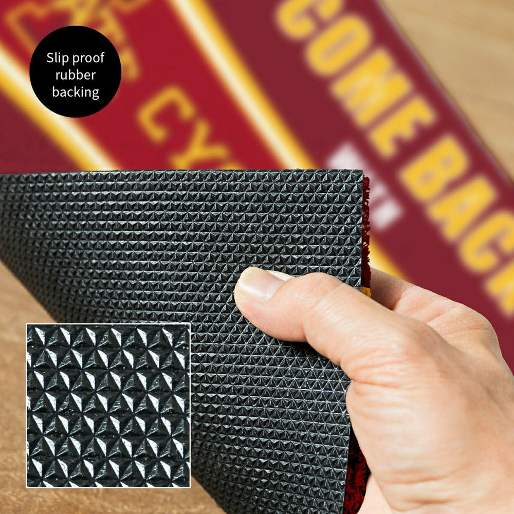 28" x 16" PVC Trapper Mat, Come Back with Tickets, Iowa State Universi, Collegiate