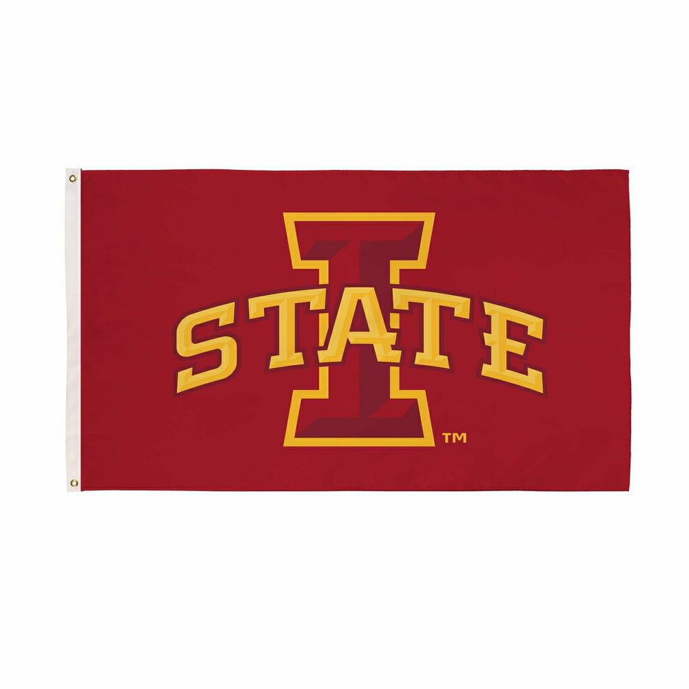 Iowa State University Single Sided Estate Flag with 2 Grommets, 3'x5', Collegiate, Home