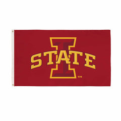 Iowa State University Single Sided Estate Flag with 2 Grommets, 3'x5', Collegiate, Home