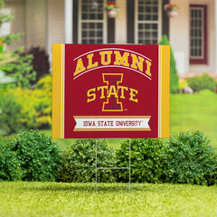Iowa State University Coroplast Yard Sign Alumni, Collegiate, Home
