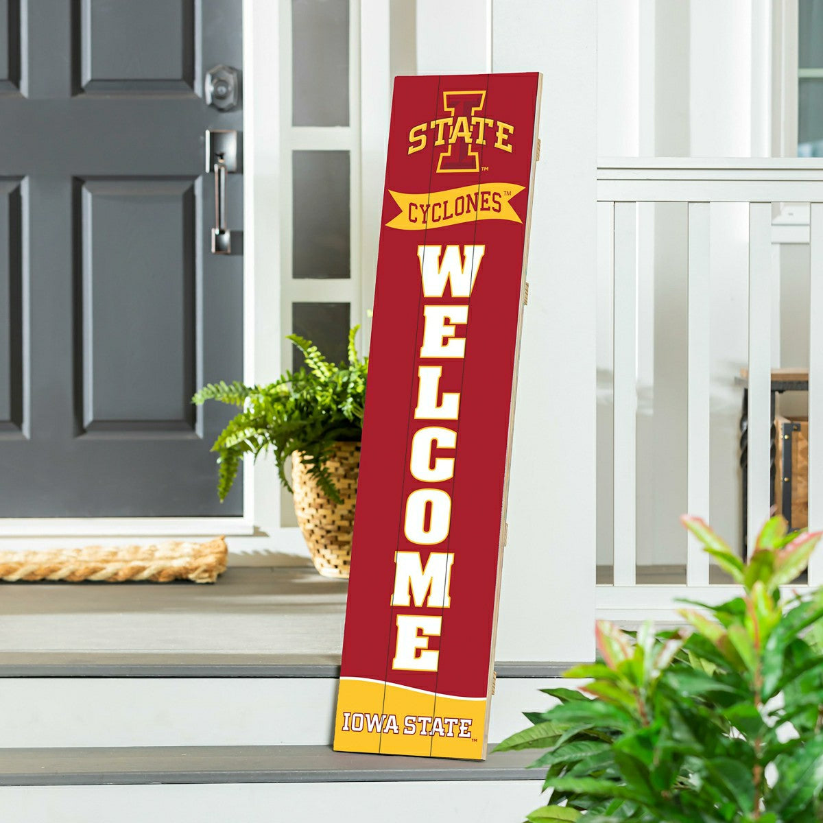 Iowa State University Large Single Sided Leaner, 46", Collegiate, Home