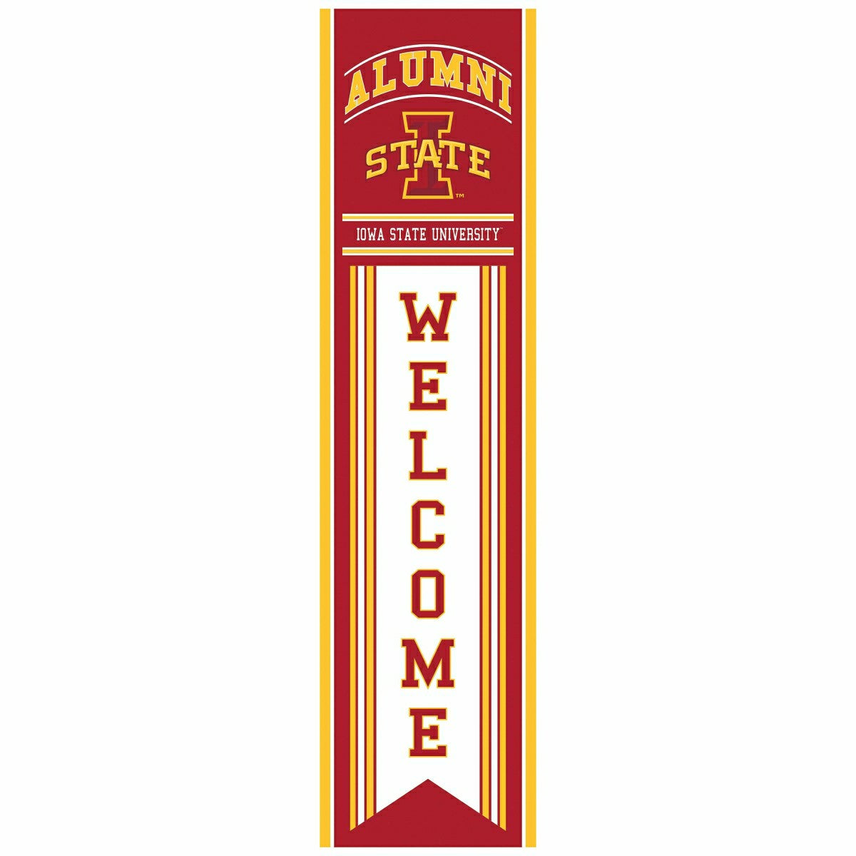 Iowa State University Alumni Single Sided Large Leaner, 46", Collegiate, Home