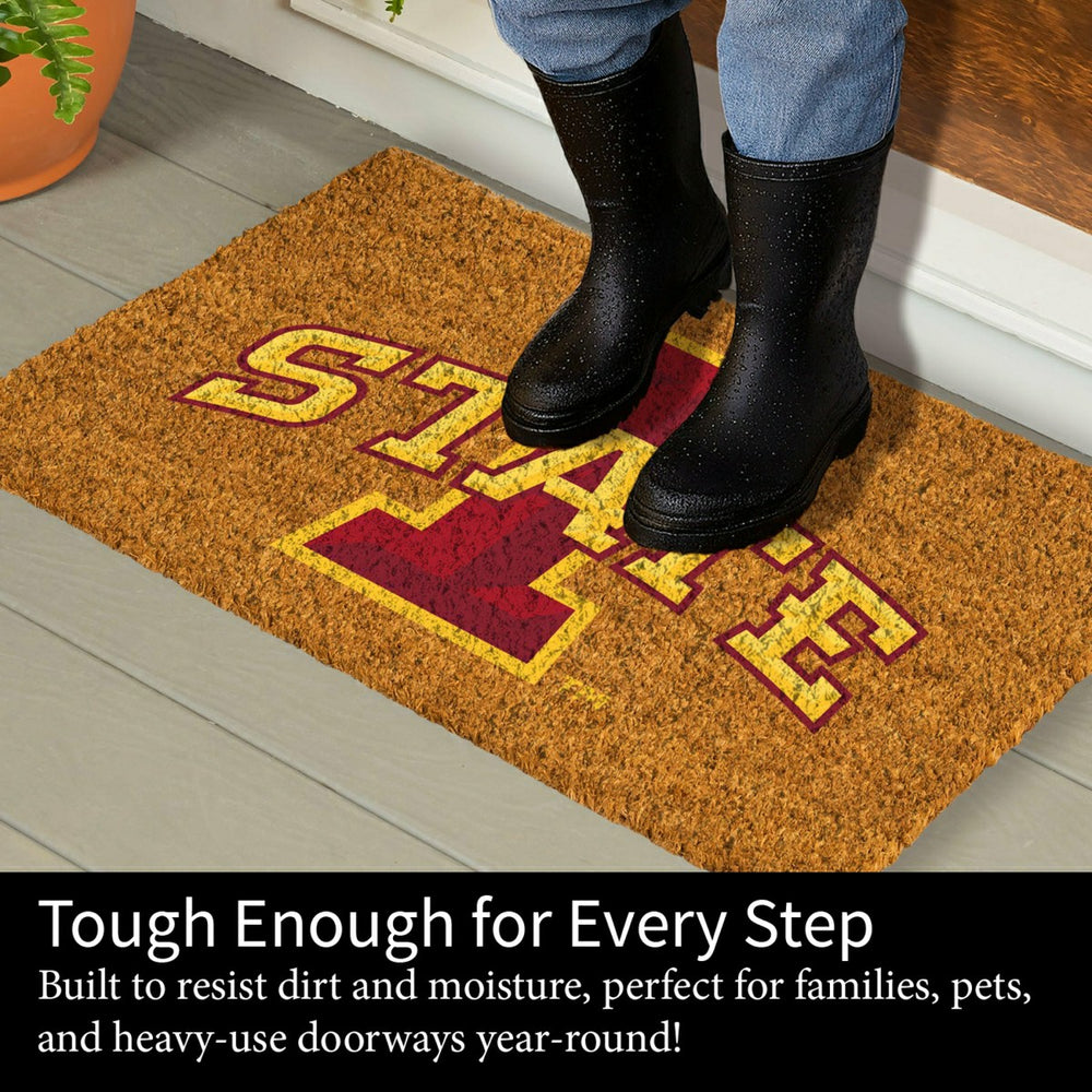 Coir Mat, 16"x28", Iowa State University, Collegiate