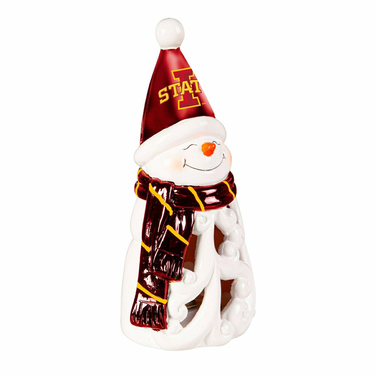 Iowa State University Snowman LED Statuary, 8", Collegiate, Home