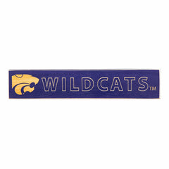 Kansas State University Engraved Wood Sign, 3.5" x 18", Collegiate, Home