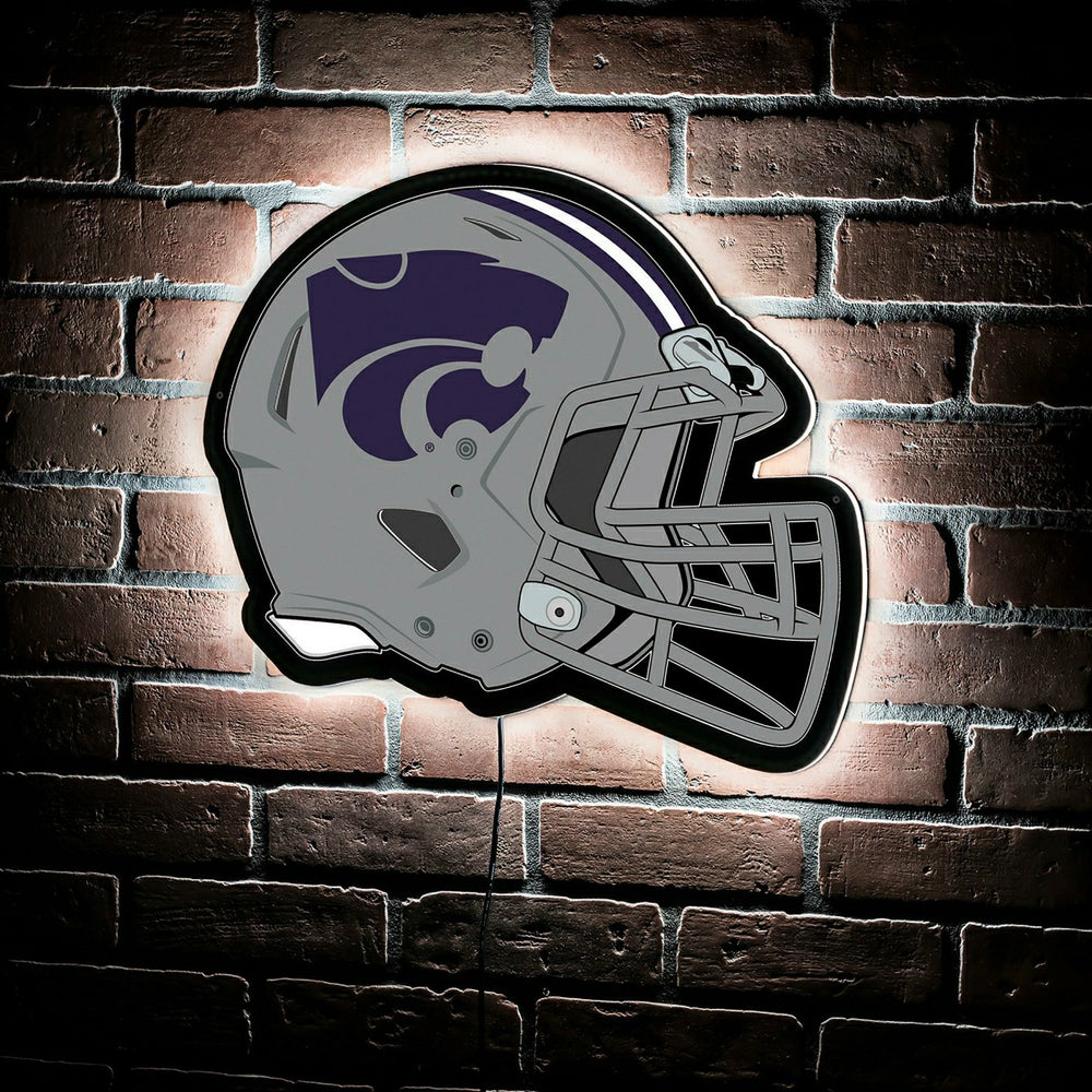 LED Wall Decor, Helmet, Kansas State University, Collegiate, Home