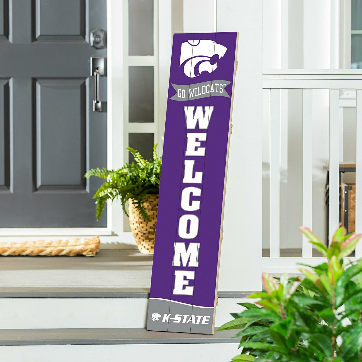 Kansas State University Large Single Sided Leaner, 46", Collegiate, Home