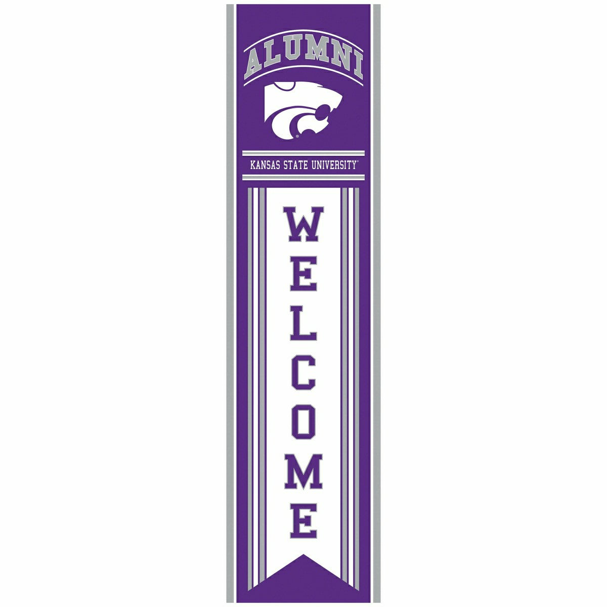 Kansas State University Alumni Single Sided Large Leaner, 46", Collegiate, Home