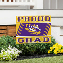 Louisiana State University Coroplast Yard Sign Graduate, Collegiate, Home