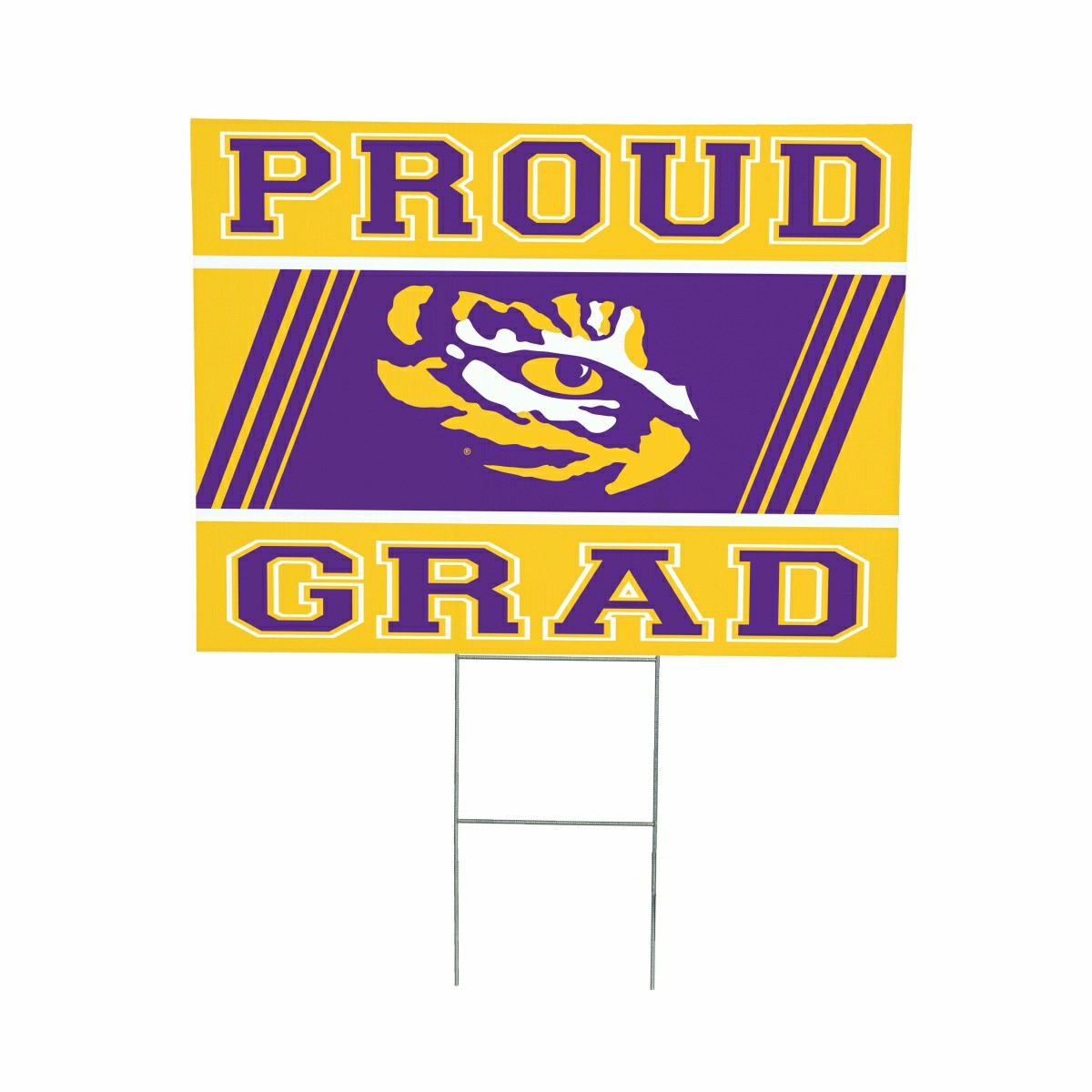 Louisiana State University Coroplast Yard Sign Graduate, Collegiate, Home