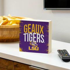 Louisiana State University Plock, Down Home Fans, 6x6, Collegiate, Home