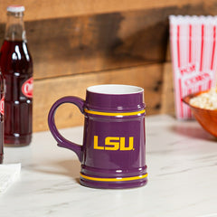 Louisiana State University Ceramic Stein Cup, 24oz, Collegiate, Home