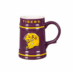 Louisiana State University Ceramic Stein Cup, 24oz, Collegiate, Home