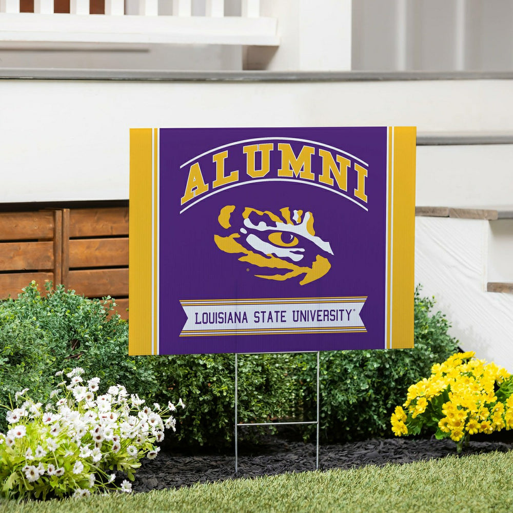 Louisiana State University Coroplast Yard Sign Alumni, Collegiate, Home