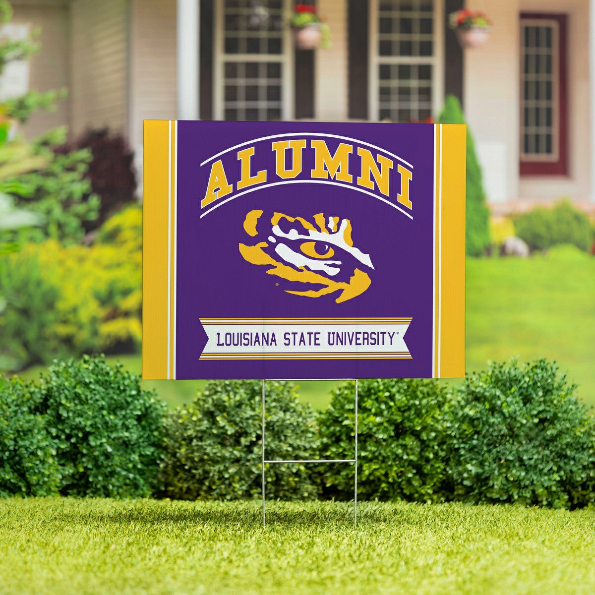 Louisiana State University Coroplast Yard Sign Alumni, Collegiate, Home