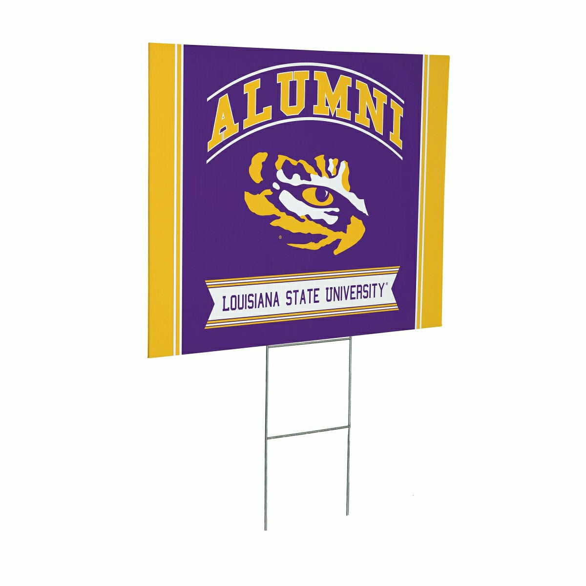 Louisiana State University Coroplast Yard Sign Alumni, Collegiate, Home