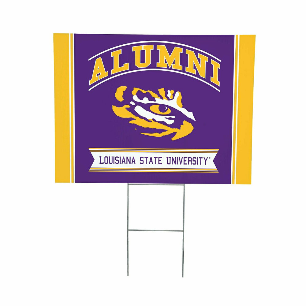 Louisiana State University Coroplast Yard Sign Alumni, Collegiate, Home