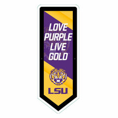 LED Wall Decor, Pennant, Louisiana State University, Collegiate, Home