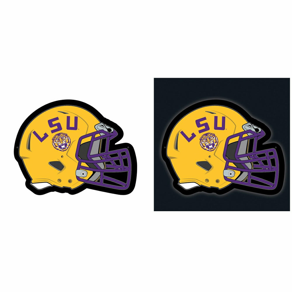 LED Wall Decor, Helmet, Louisiana State University, Collegiate, Home