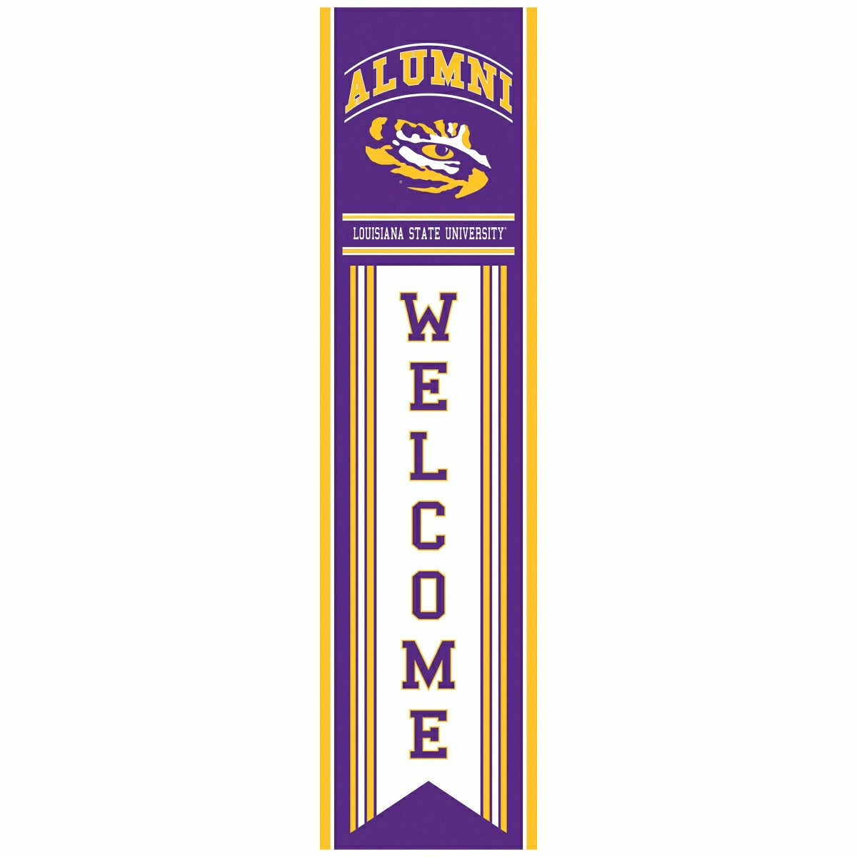 Louisiana State University Alumni Single Sided Large Leaner, 46", Collegiate, Home