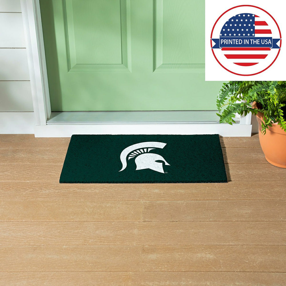 Full Color PVC Mat, 16" x 28", Michigan State University, Collegiate