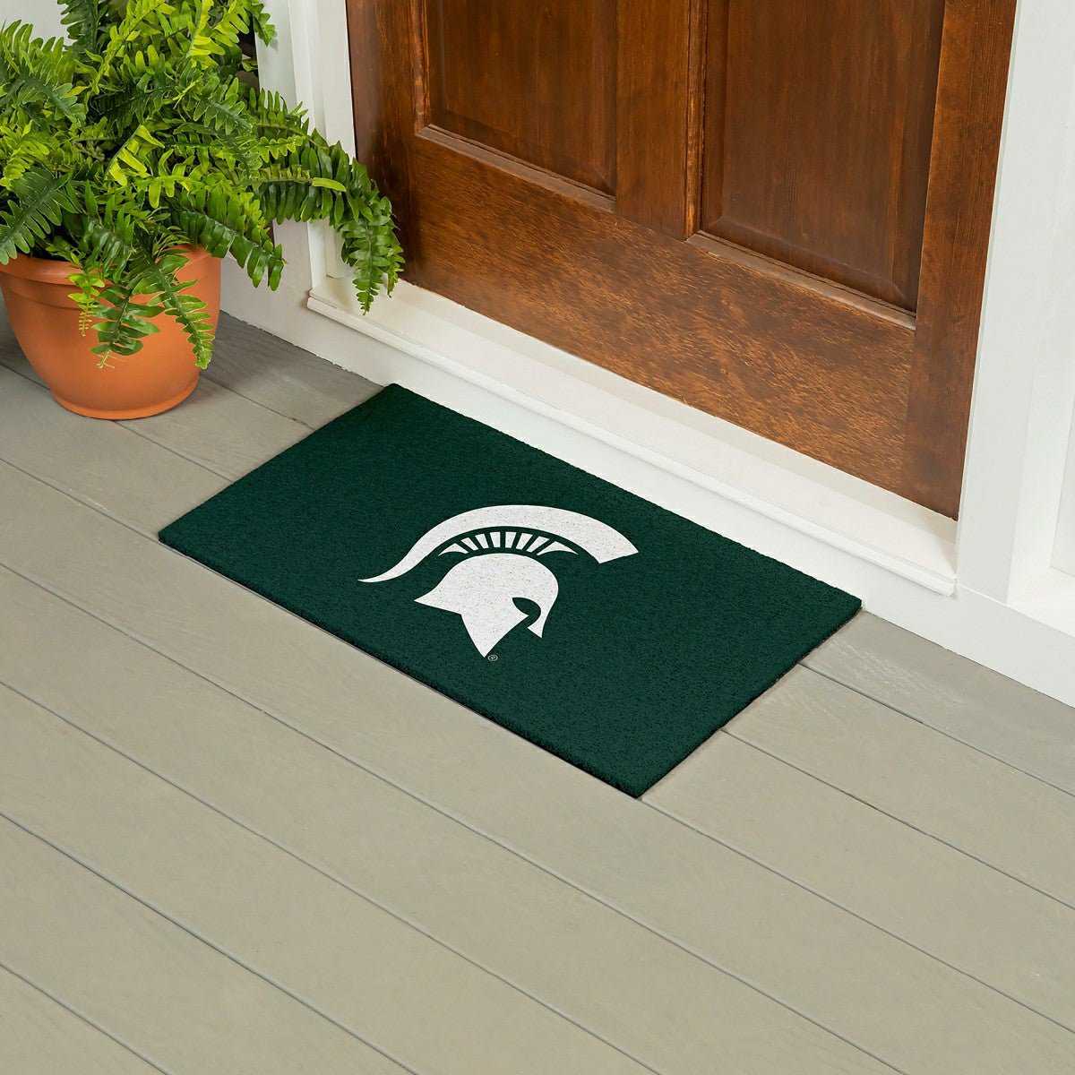 Full Color PVC Mat, 16" x 28", Michigan State University, Collegiate