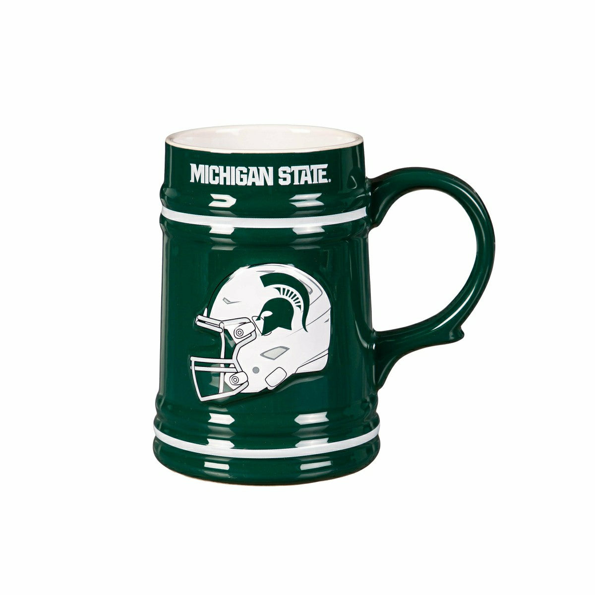 Michigan State University Ceramic Stein Cup, 24oz, Collegiate, Home