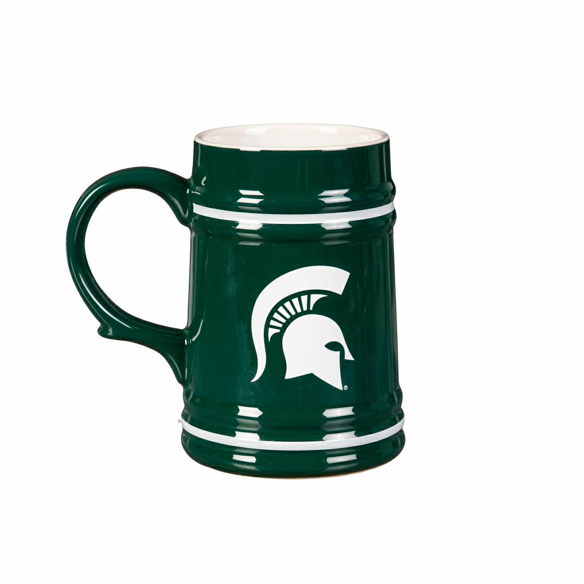 Michigan State University Ceramic Stein Cup, 24oz, Collegiate, Home