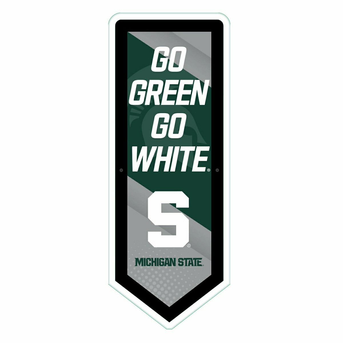 LED Wall Decor, Pennant, Michigan State University, Collegiate, Home