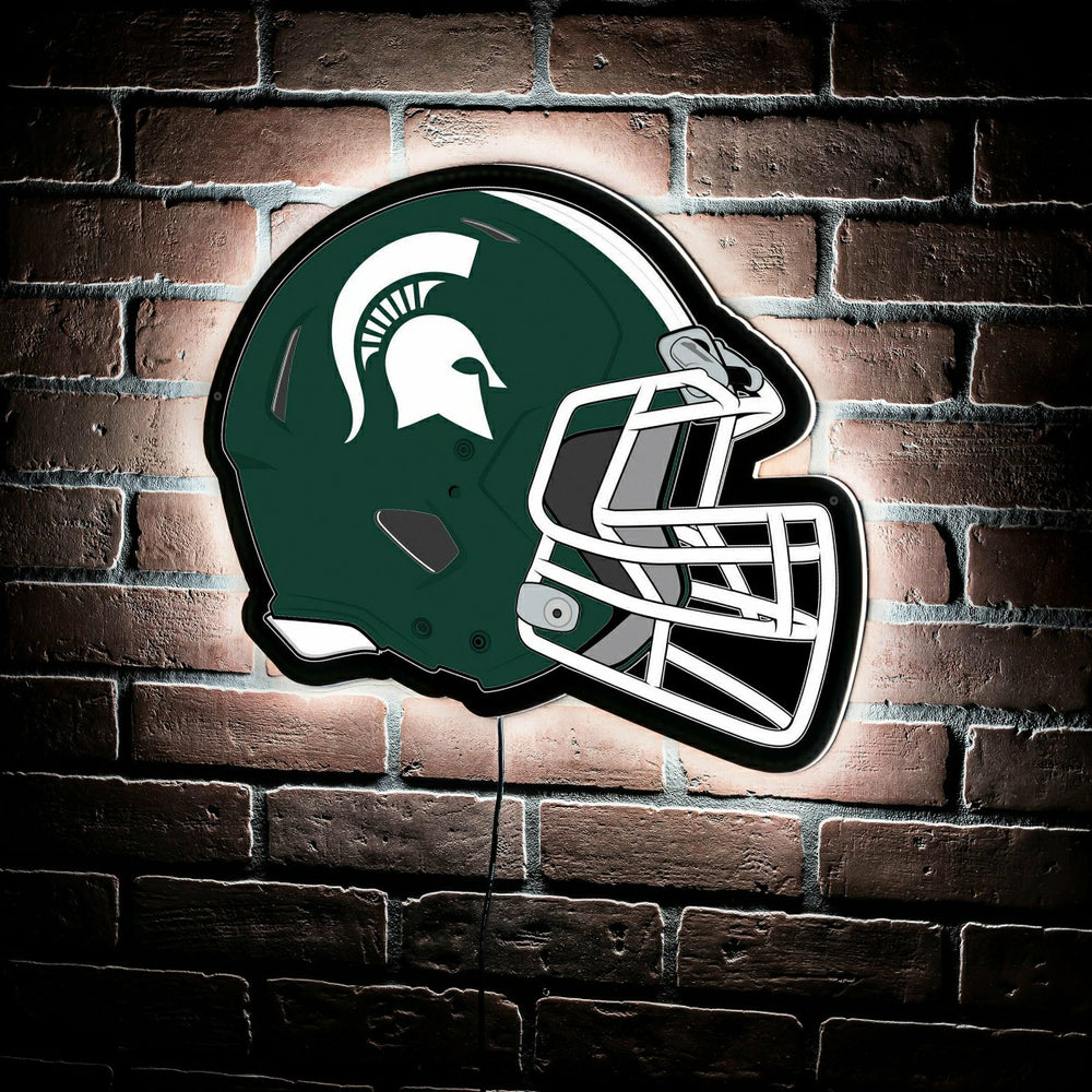 LED Wall Decor, Helmet, Michigan State University, Collegiate, Home